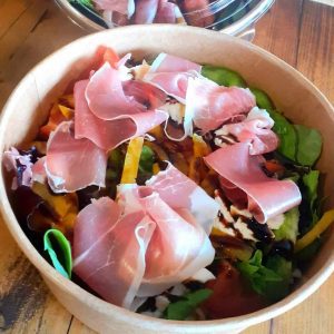 Parma Ham and Mozzarella Salad