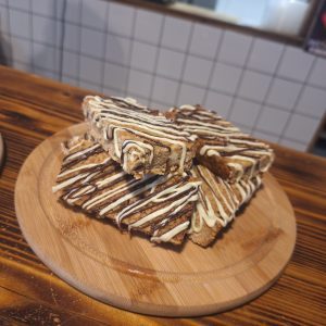 White & Milk Chocolate Flapjack